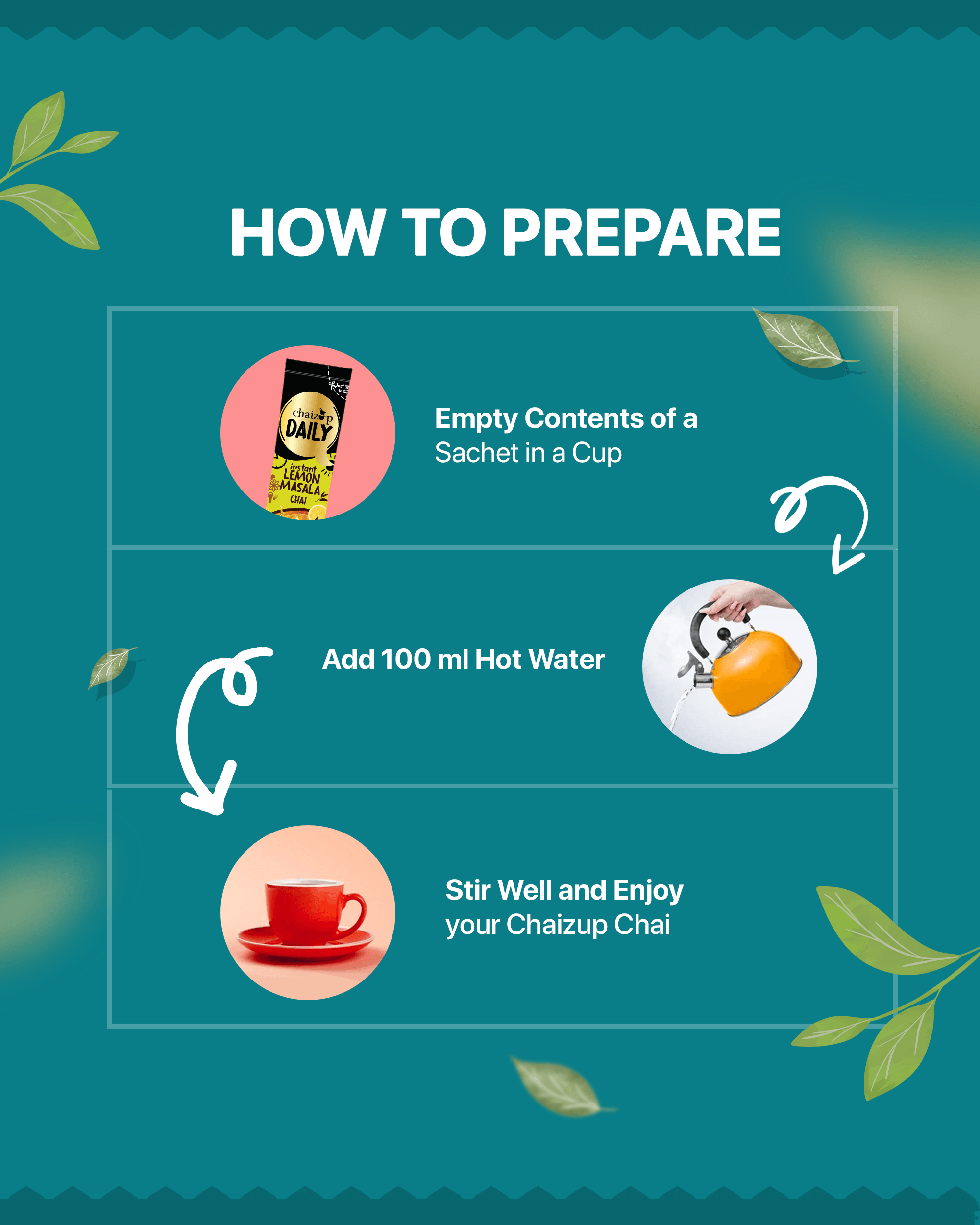 Premix Daily Lemon Masala (30 sachets) - Chaizup